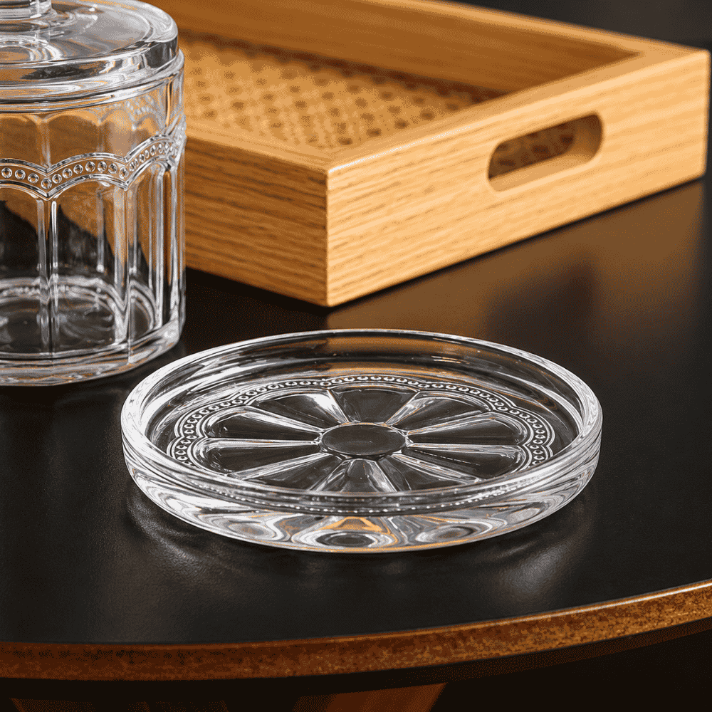 Prato Decorativo Belle Époque Cristal Ecológico Coliseu