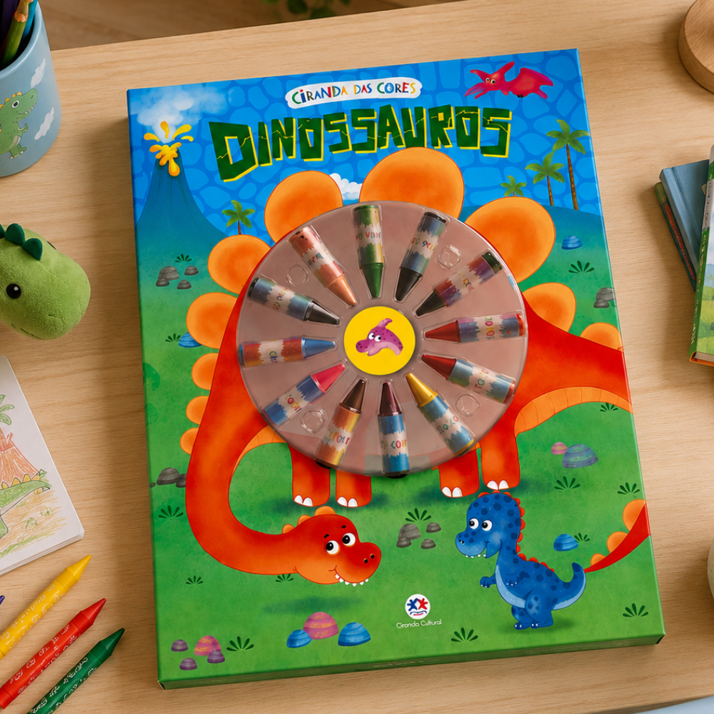 Livro Dinossauros Ciranda Cultural