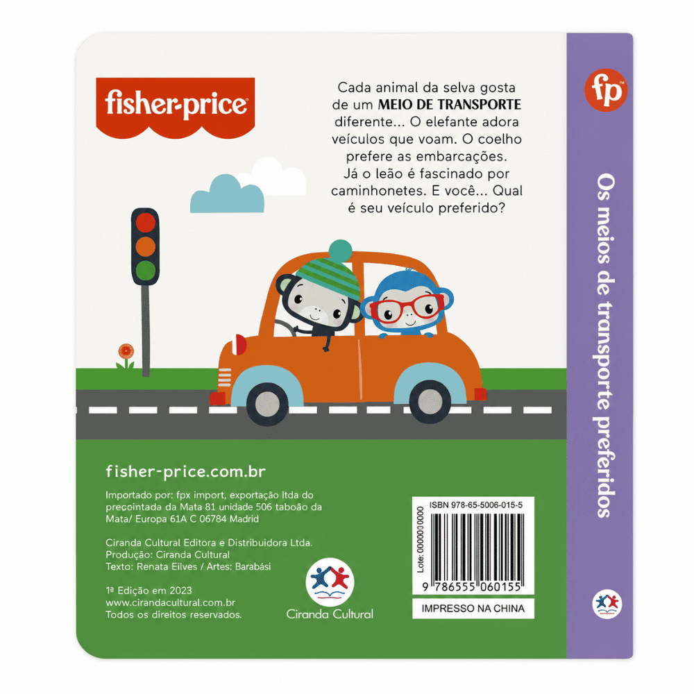 Fisher-Price Os Meios de Transporte Preferidos Ciranda