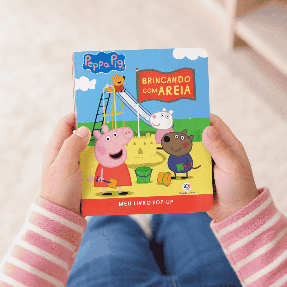 Peppa Pig Brincando com Areia Ciranda