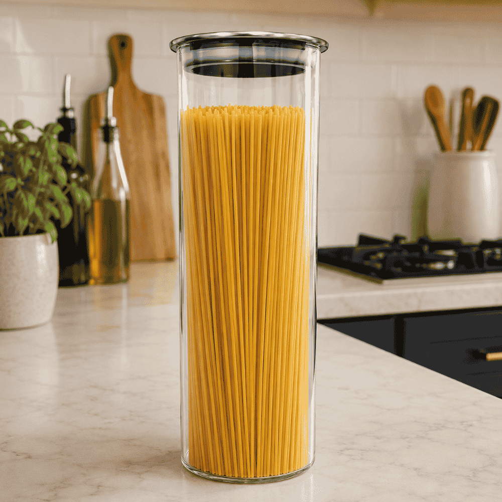 Pote Hermético em Vidro com Tampa de Inox 2L Linx