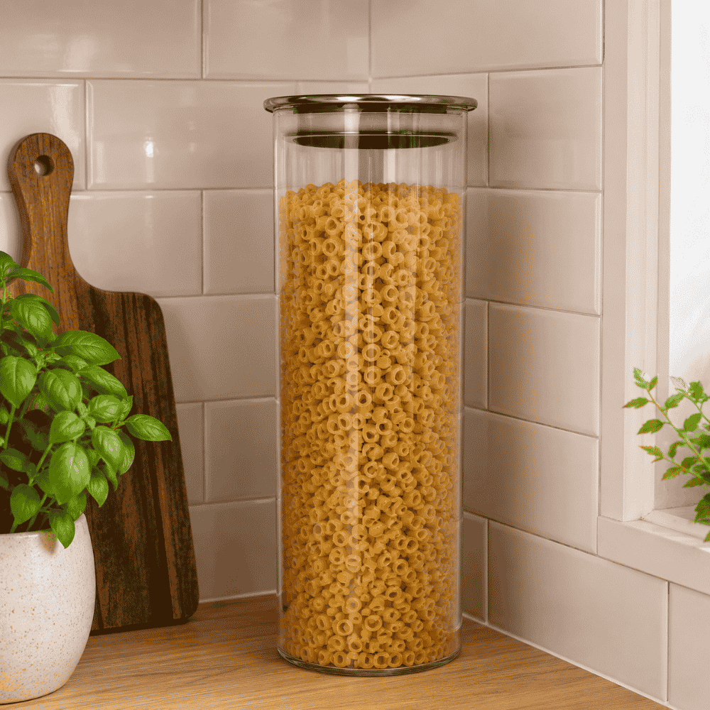 Pote Hermético em Vidro com Tampa de Inox 2L Linx