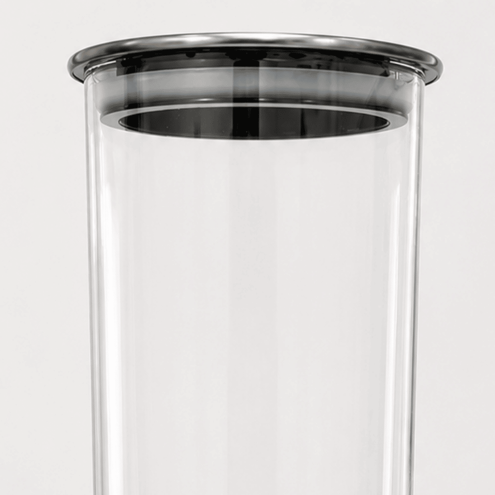 Pote Hermético em Vidro com Tampa de Inox 1,6L Linx