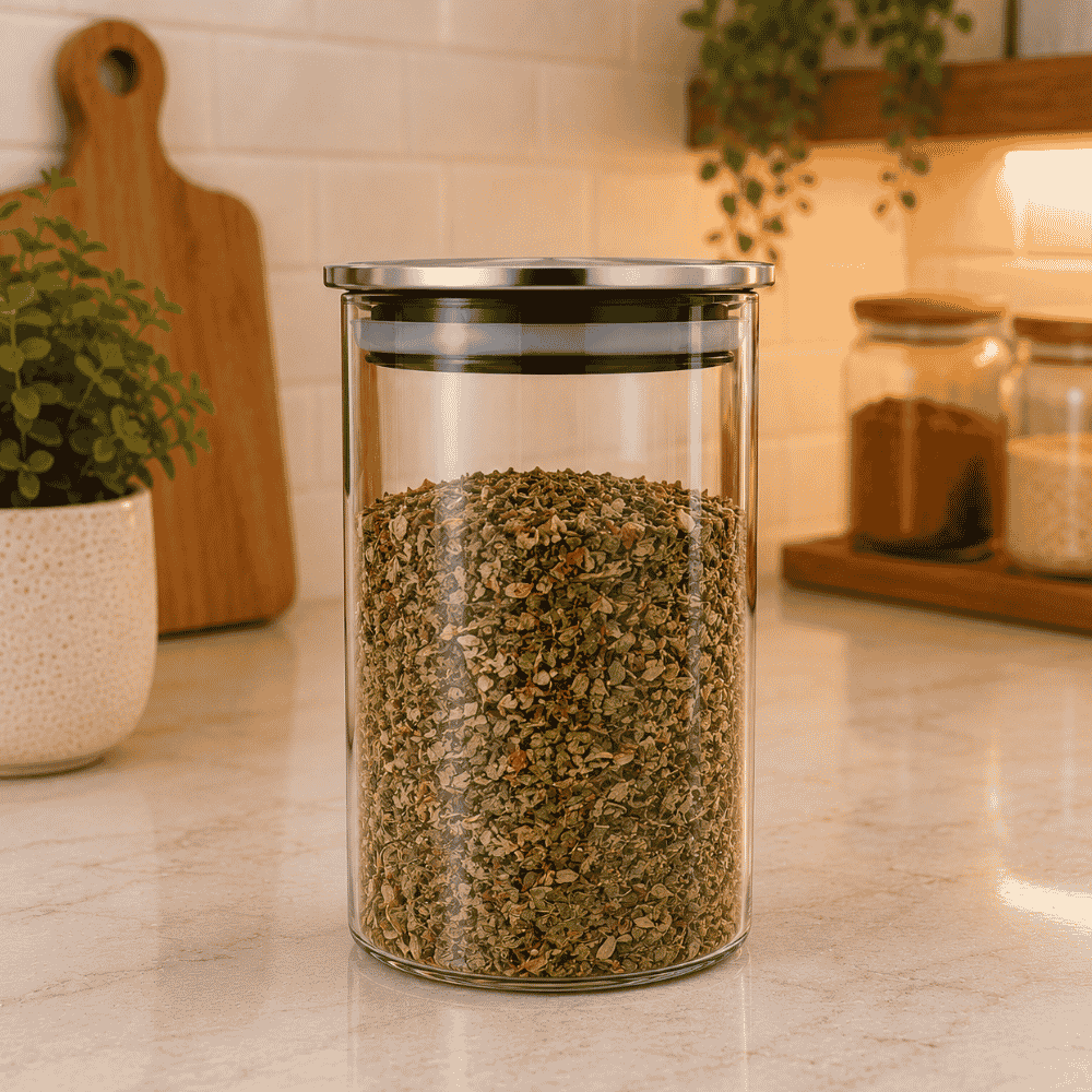Pote Hermético em Vidro com Tampa de Inox 230ml Linx