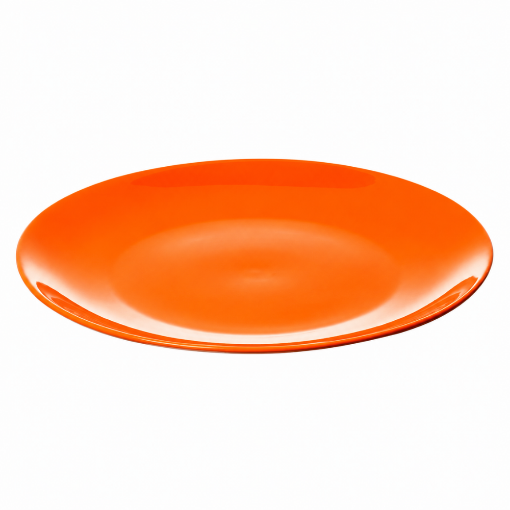 Prato Raso Mix and Match em Porcelana 26cm Laranja Solar Full Fit