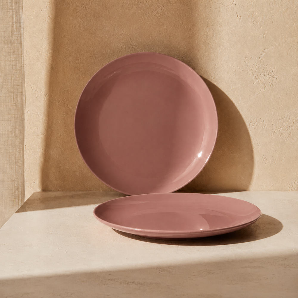 Prato Raso Mix and Match em Porcelana 26cm Bege Blush Full Fit