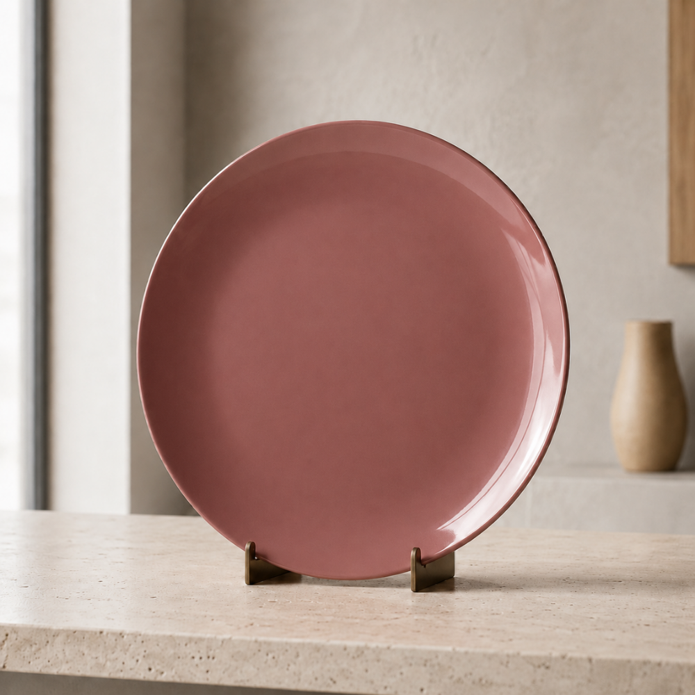 Prato Raso Mix and Match em Porcelana 26cm Bege Blush Full Fit