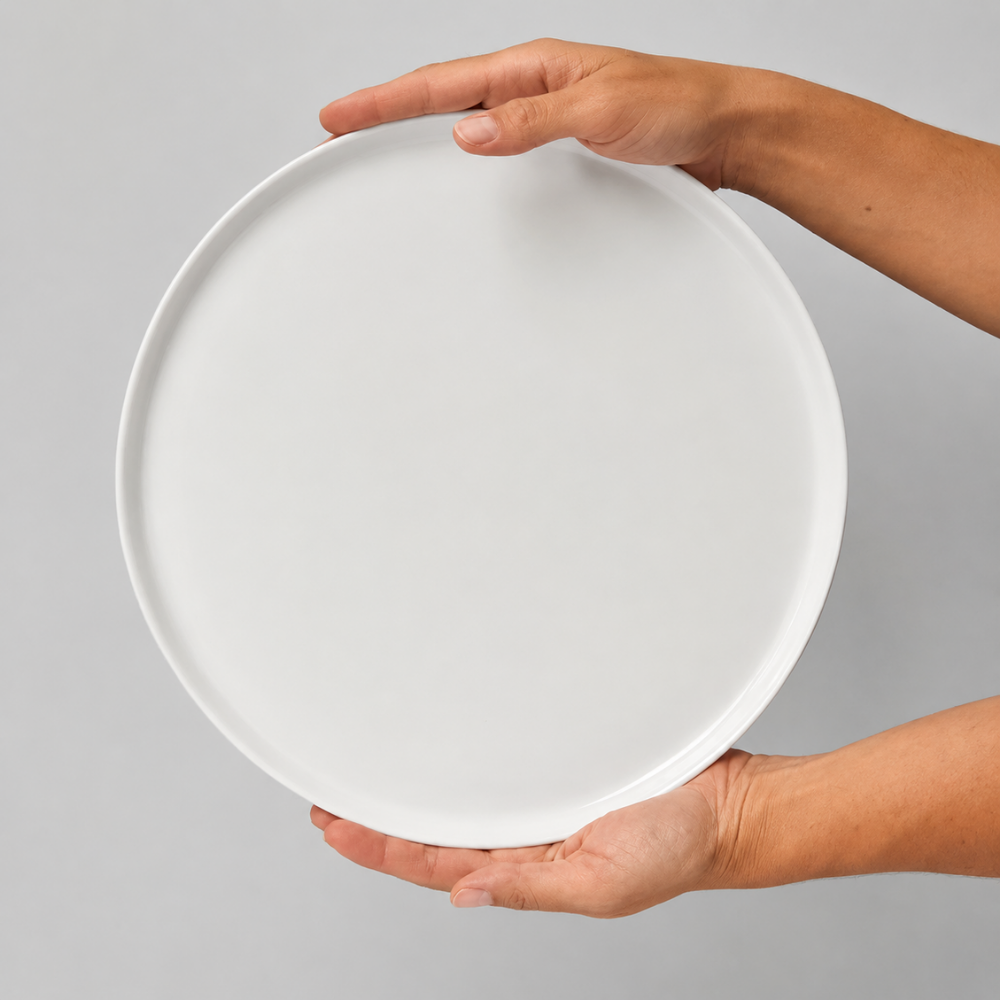 Prato Raso Ovalle em Porcelana 27cm Full Fit