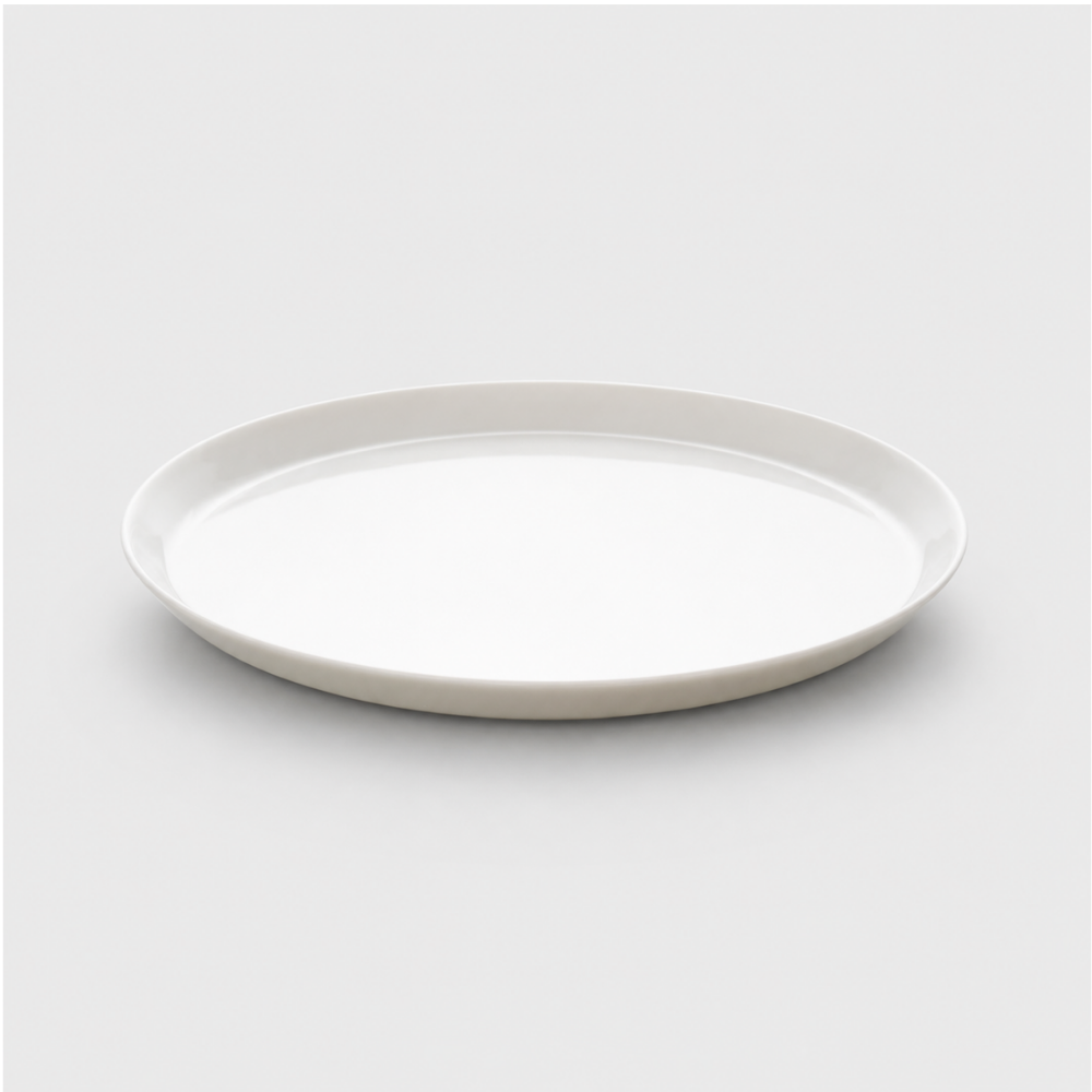 Prato de Sobremesa Ovalle em Porcelana 21cm Full Fit