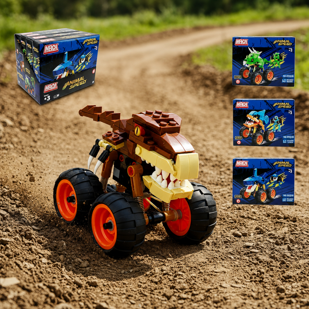 Brinquedo de Montar Inblox Animais Speed Ark Toys
