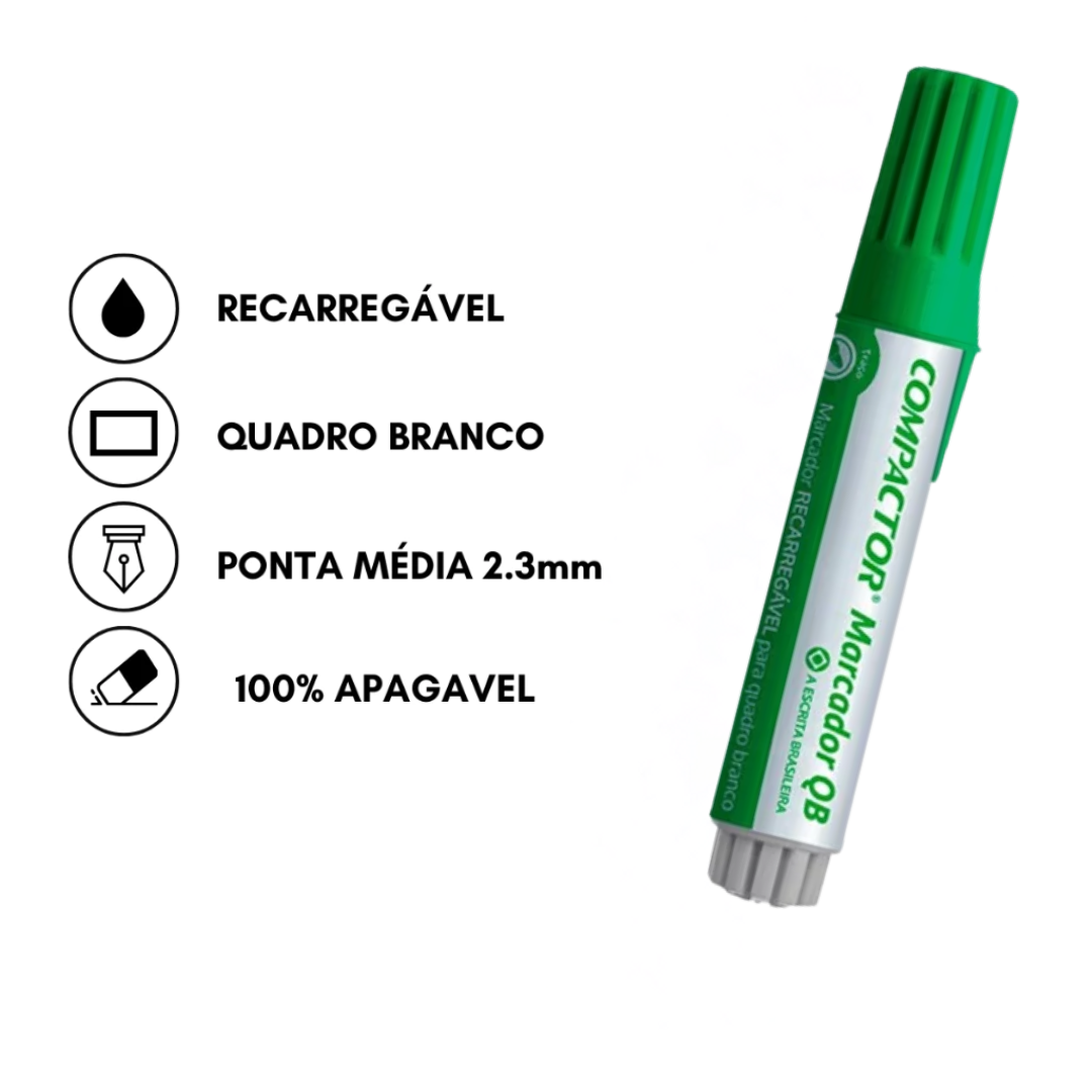 Marcador Qb Verde Compactor