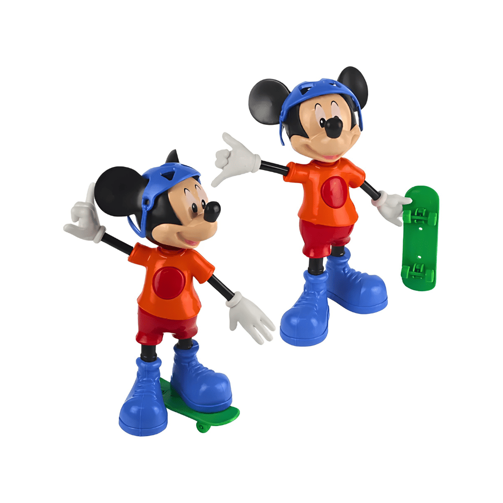 Boneco Mickey Radical com Skate e Som Disney Elka