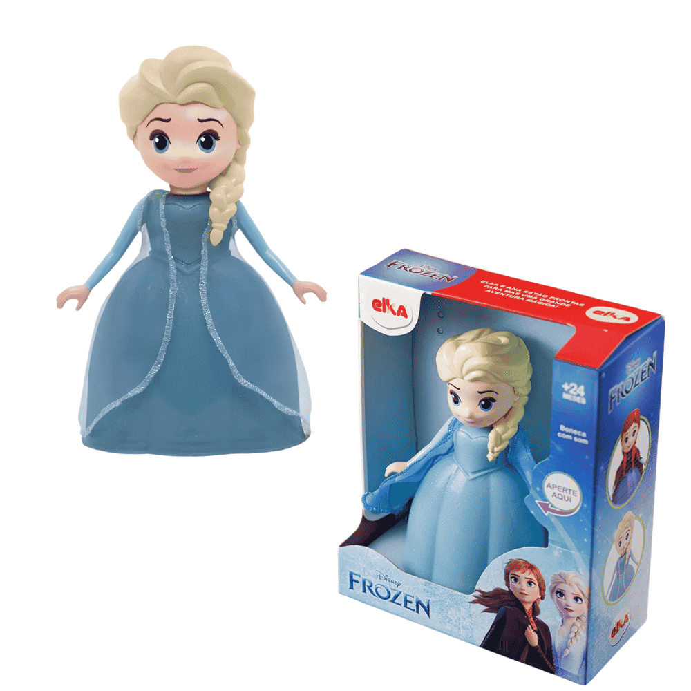 Boneca Elsa Frozen com Som Disney Elka