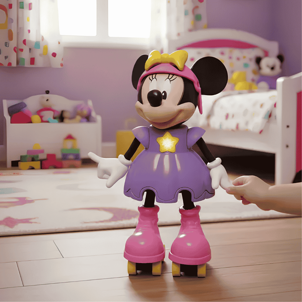 Boneca Minnie Patinadora com Som Disney Elka