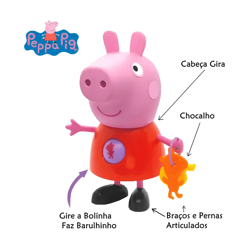 Peppa com Atividades Peppa Pig Elka