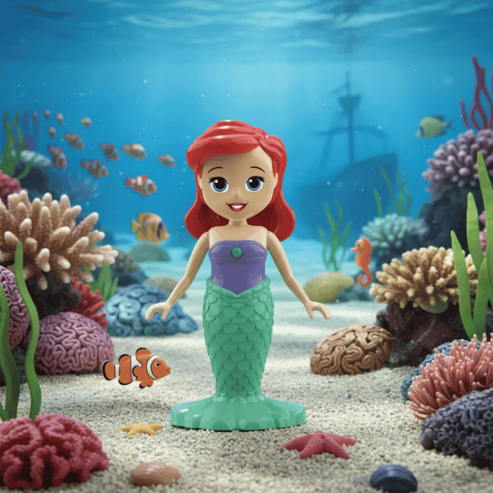 Boneca Ariel com Som Disney Elka