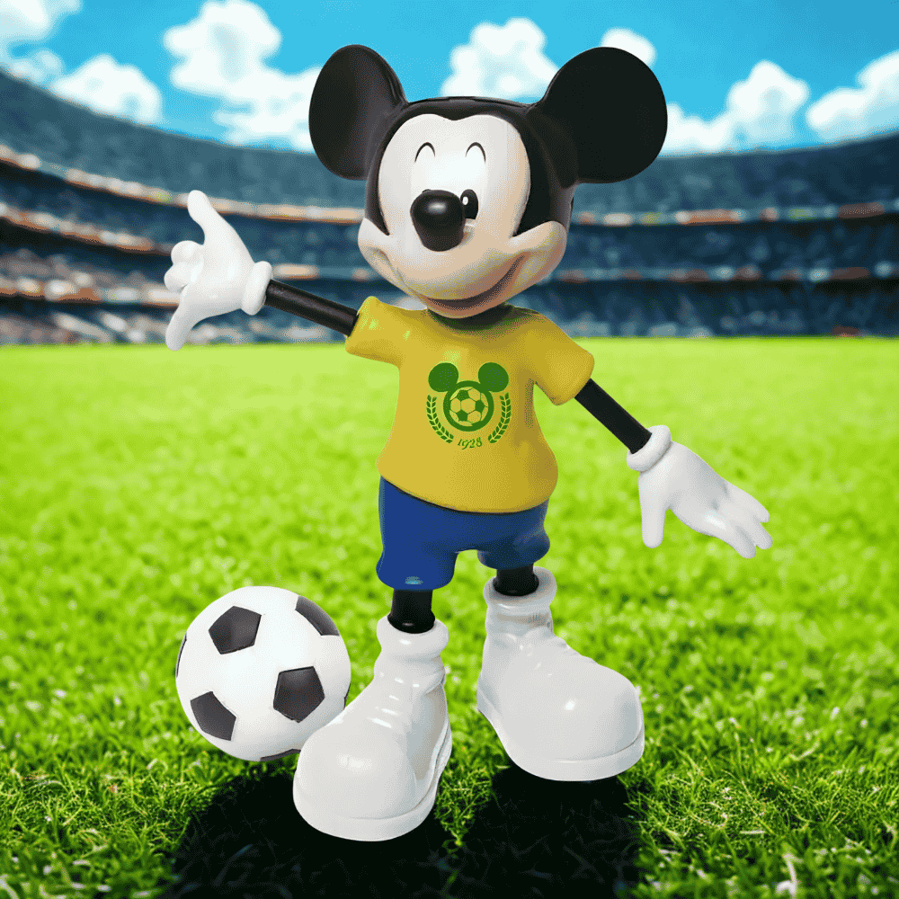 Mickey Hora do Jogo com Bola e Cartões Disney Elka