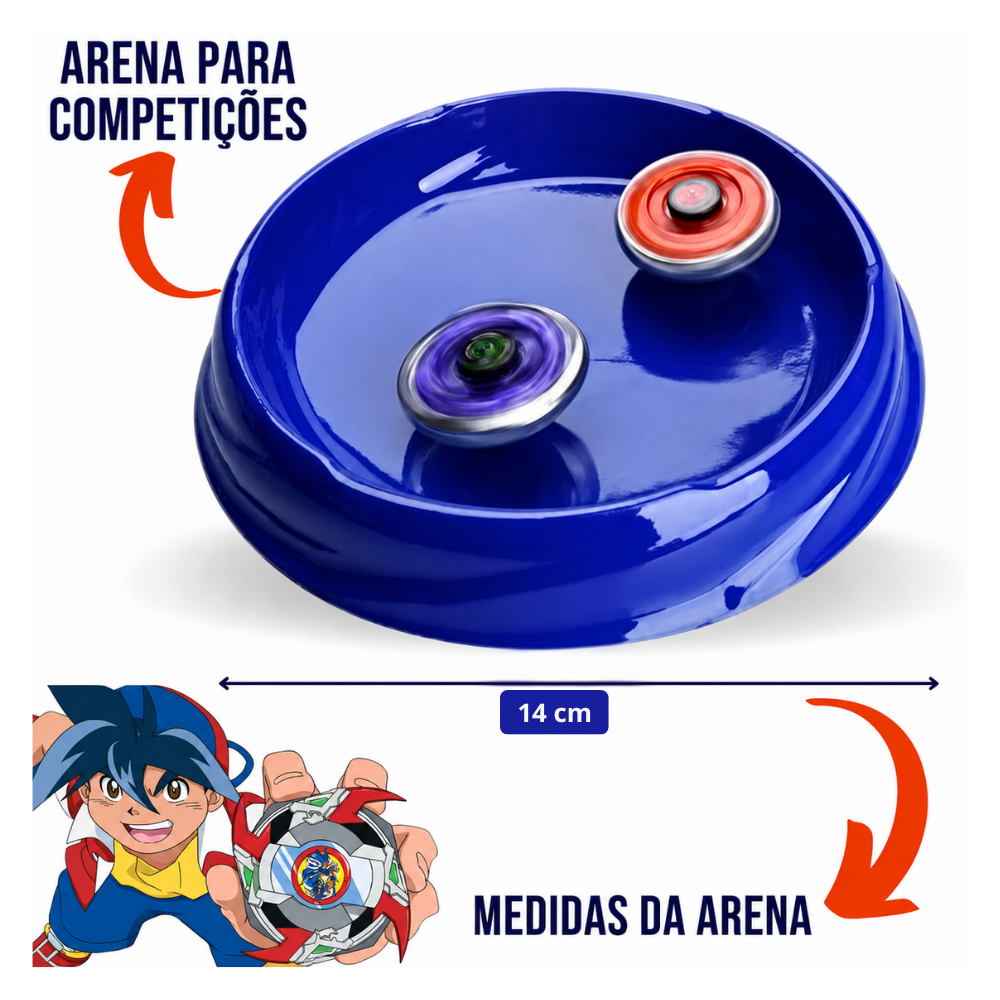 Pião Lançador Ark Toys