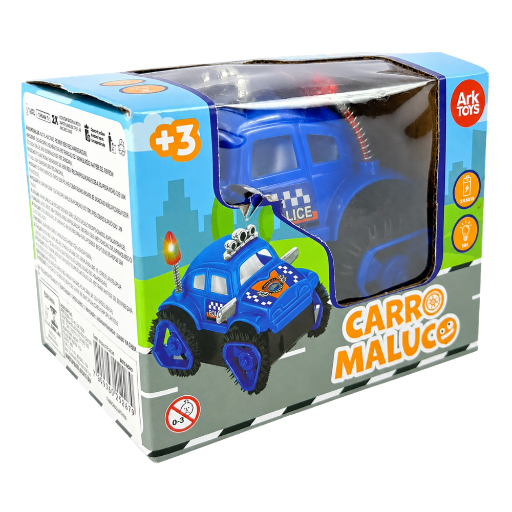 Carro Maluco Policial Ark Toys