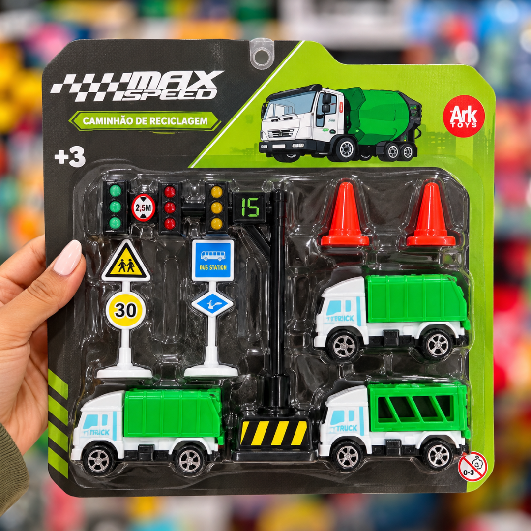 Mini Carro Playset Coletor Ark Toys