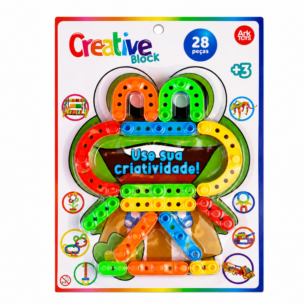 Creative Sapo Brinquedo de Montar 28 Peças Ark Toys