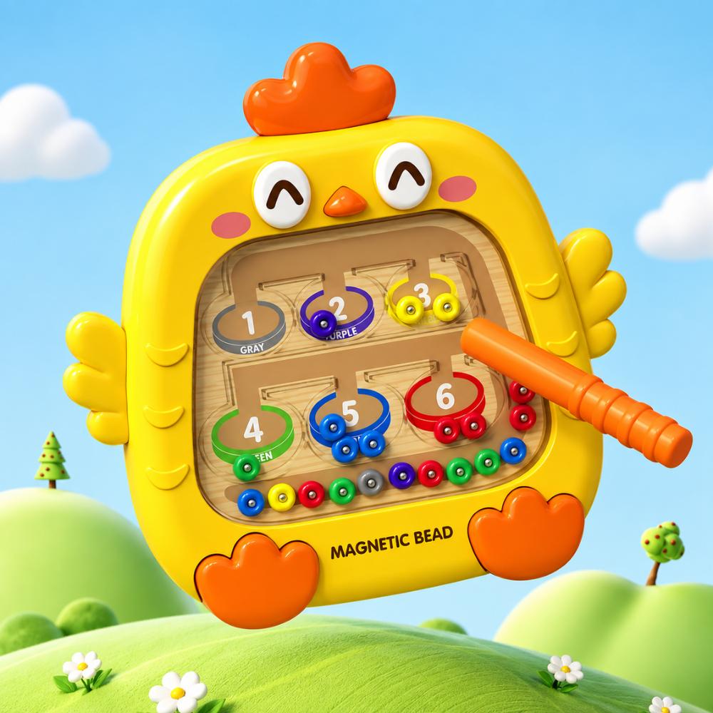 Brinquedo Educativo Magnético Pintinho Ark Toys