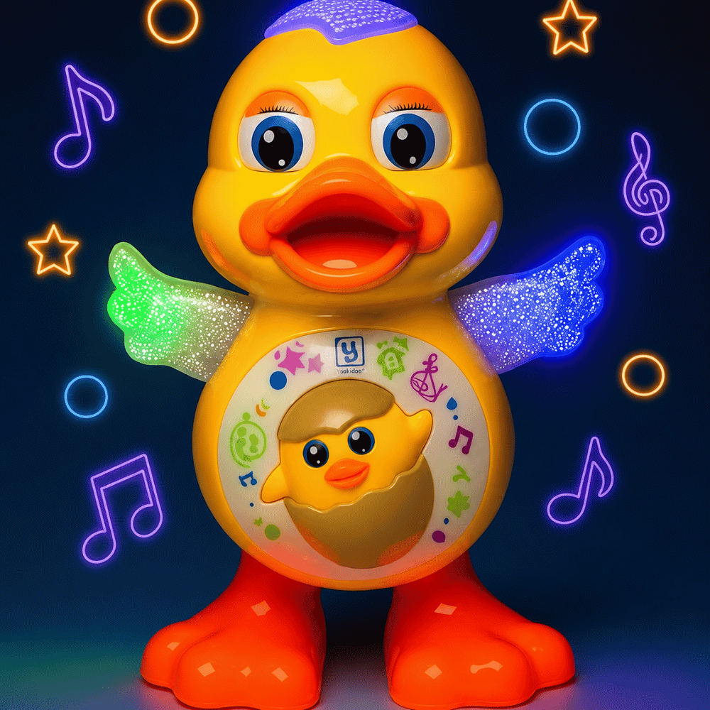 Pato Divertido com Som Luz e Dança ArkToys