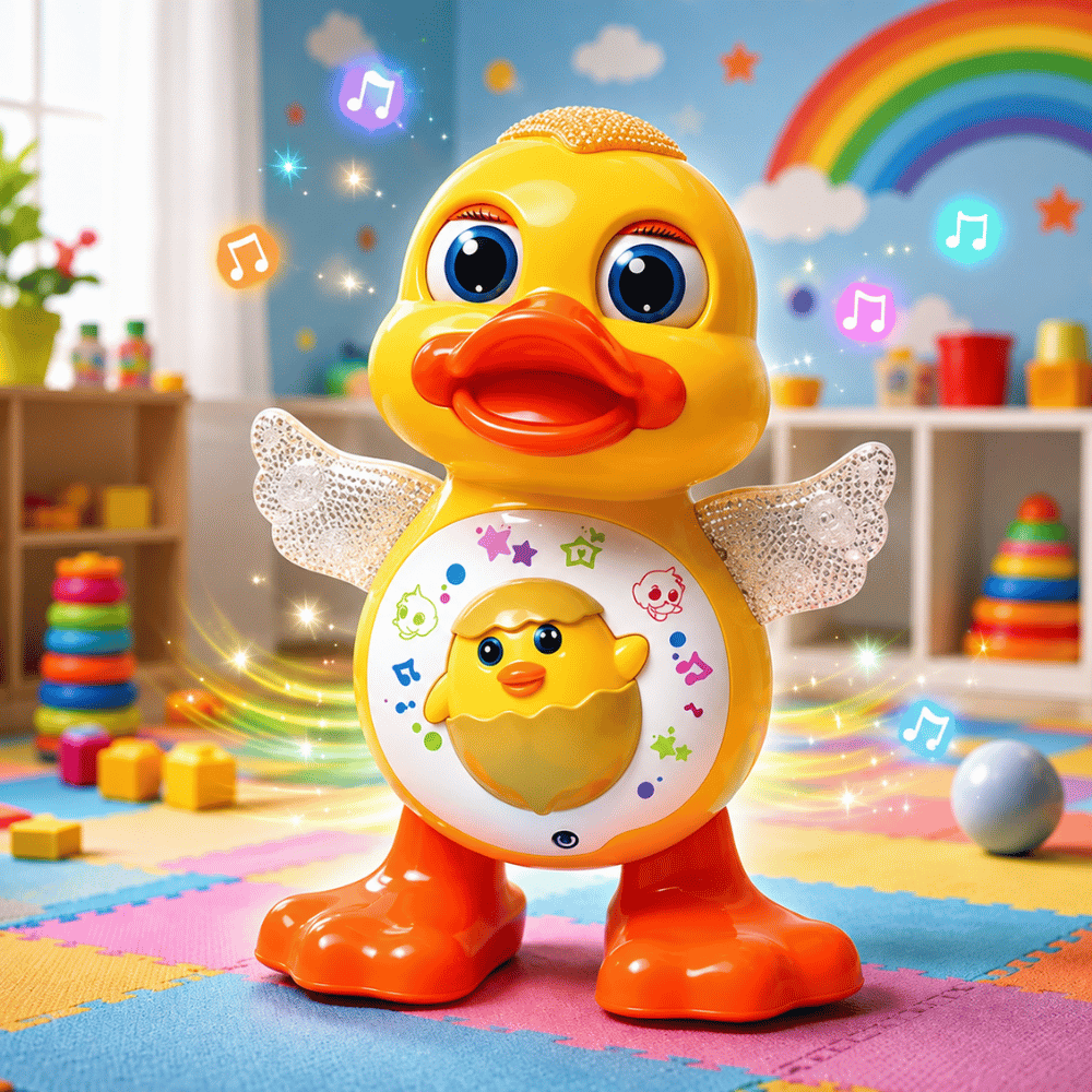 Pato Divertido com Som Luz e Dança ArkToys