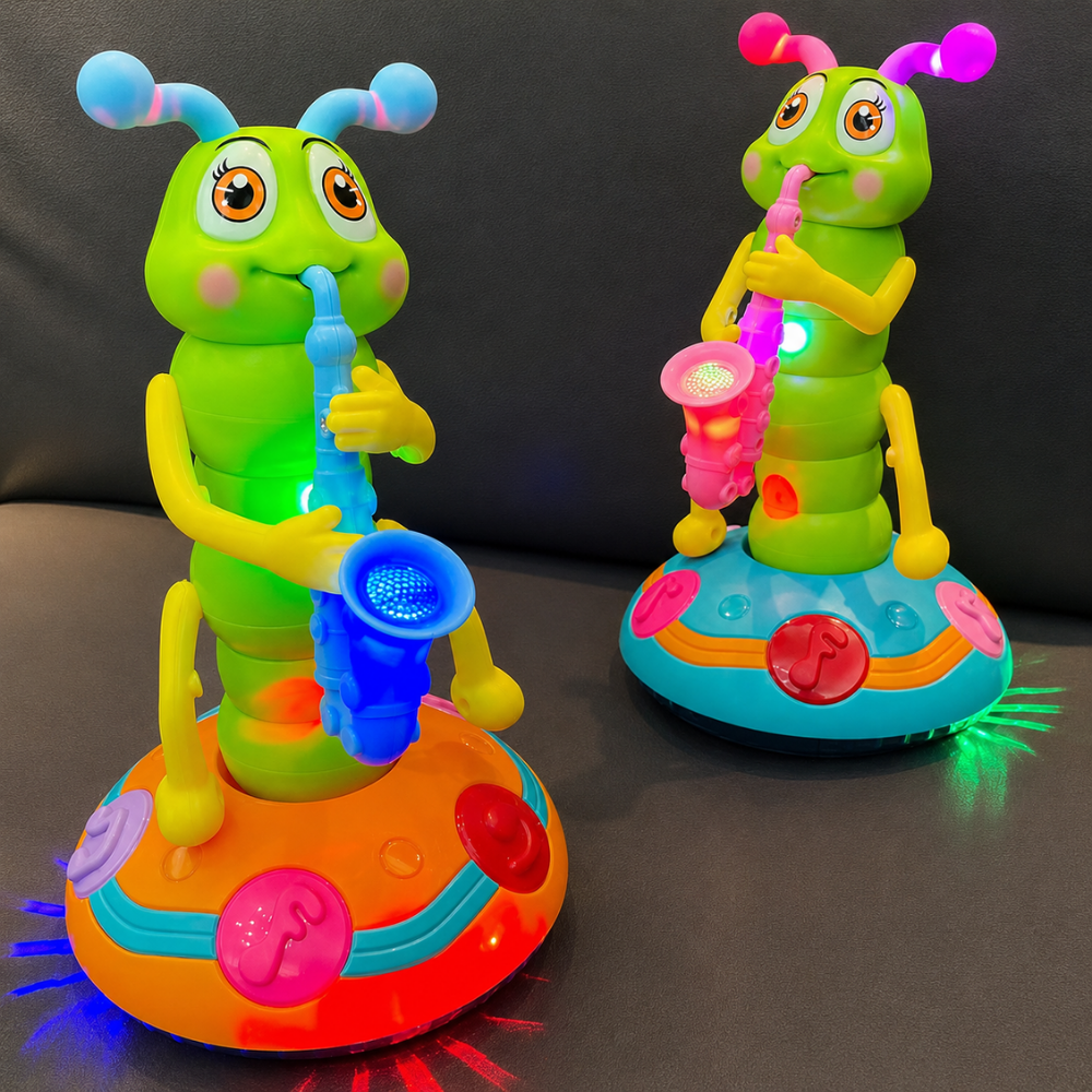 Bate e Volta Lagarta Colorida Ark Toys