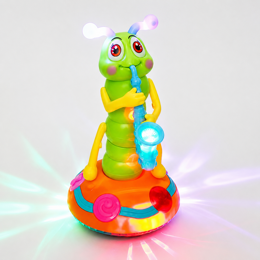 Bate e Volta Lagarta Colorida Ark Toys