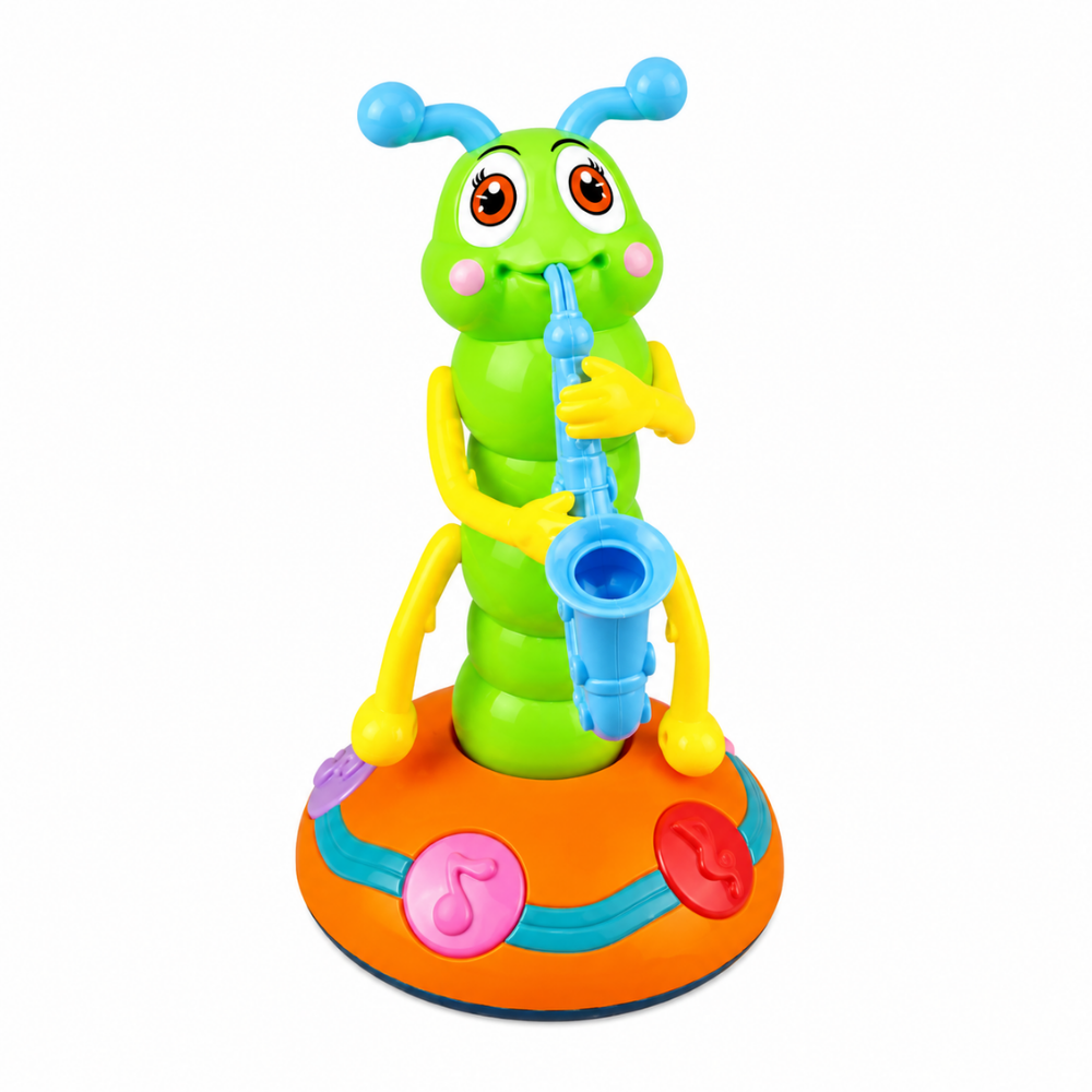 Bate e Volta Lagarta Colorida Ark Toys