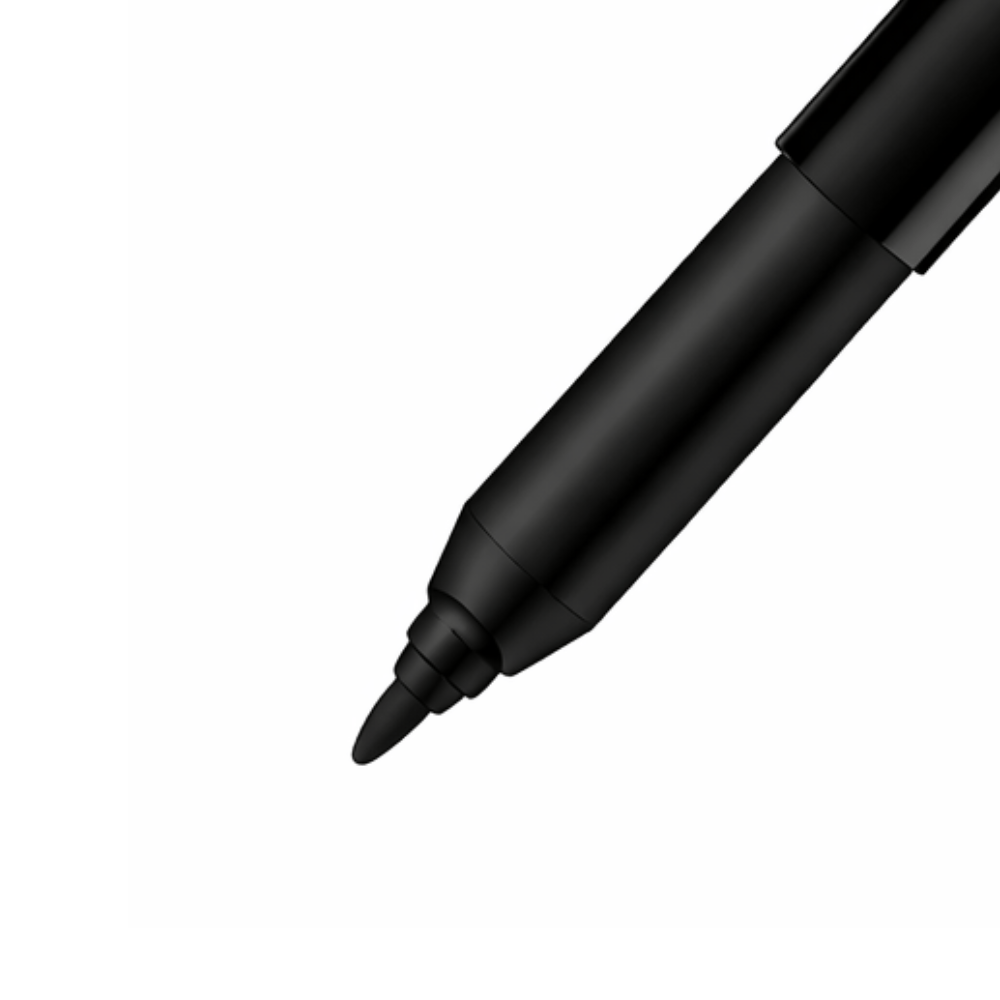Caneta Para Retroprojetor Preta Faber-Castell
