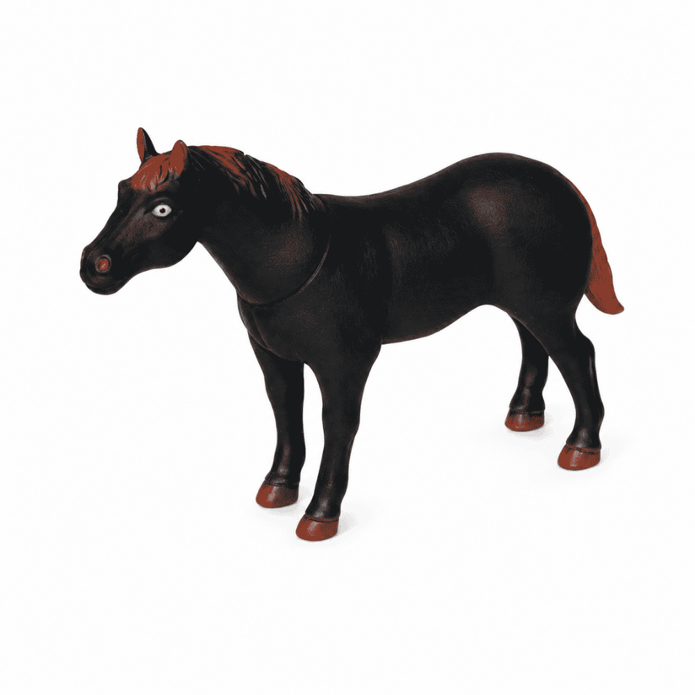 Cavalo Preto na Cinta Bee Toys