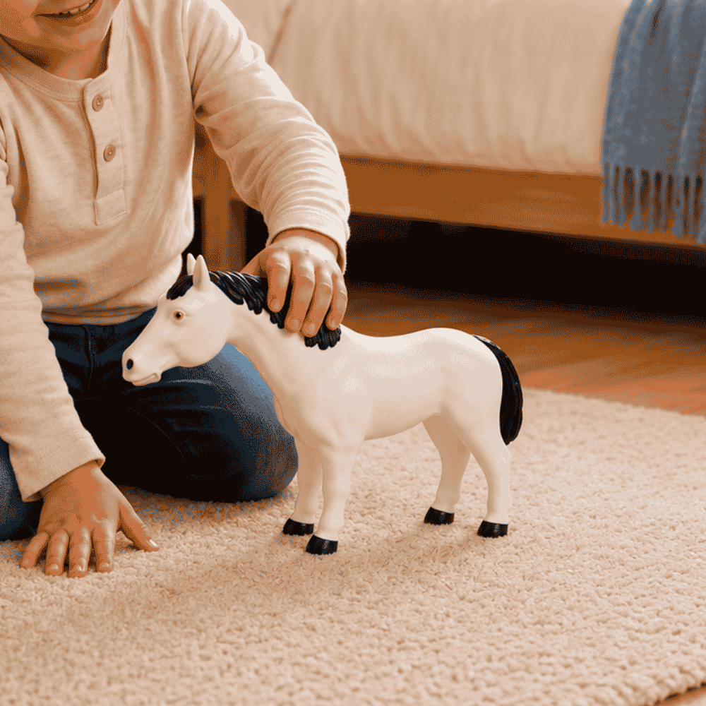 Cavalo Branco na Cinta Bee Toys