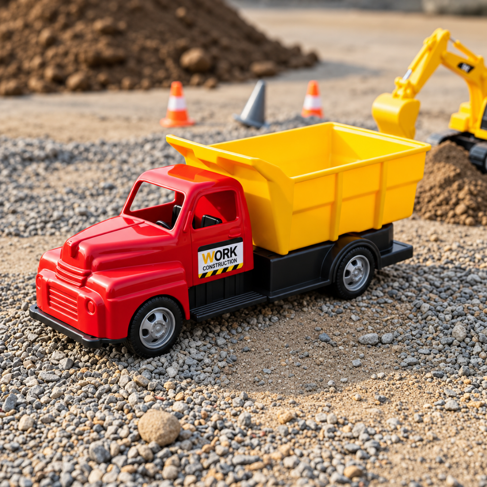 Caminhão Horangr Classic Construction Work Orange Toys