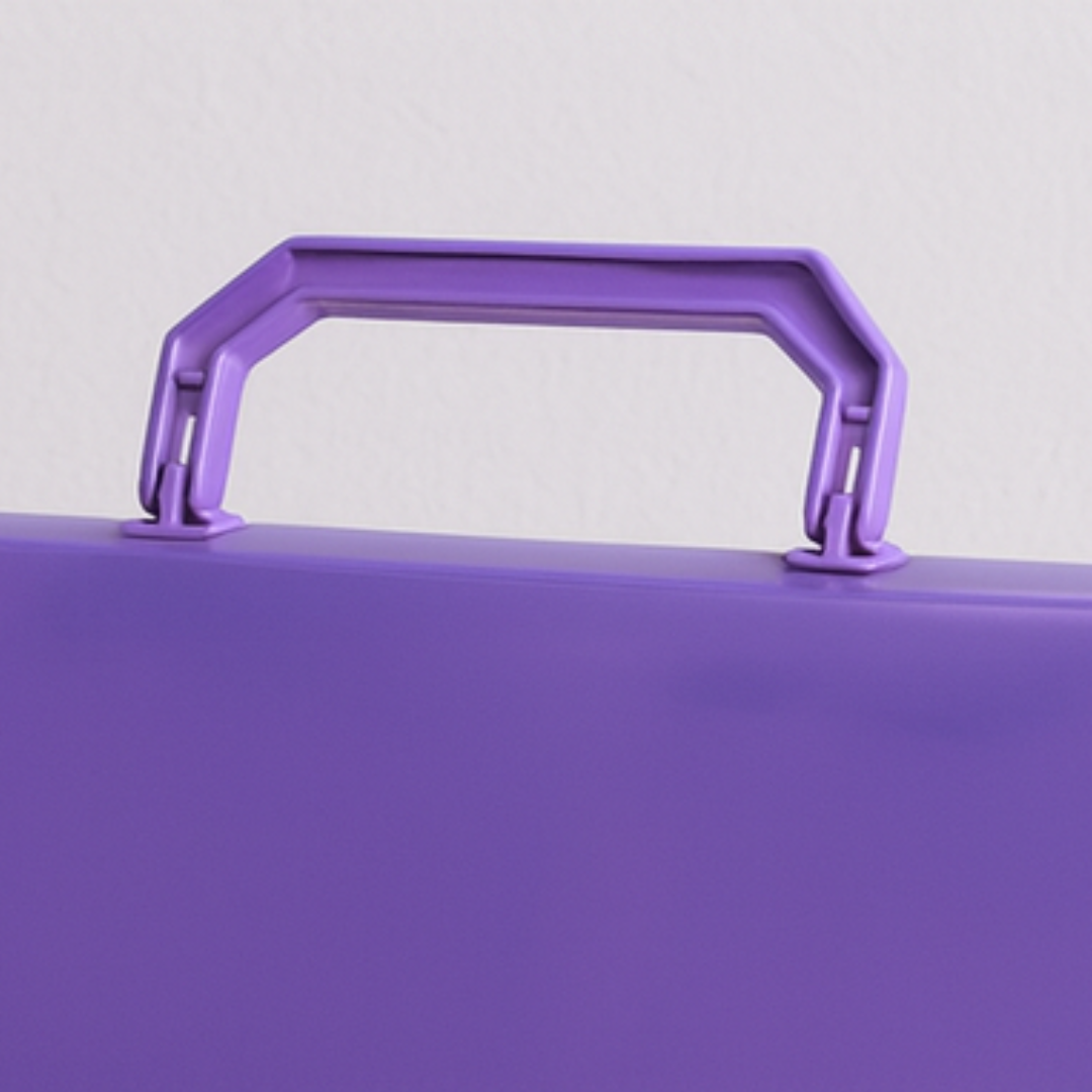 Pasta Maleta Oficio 40Mm Lilas