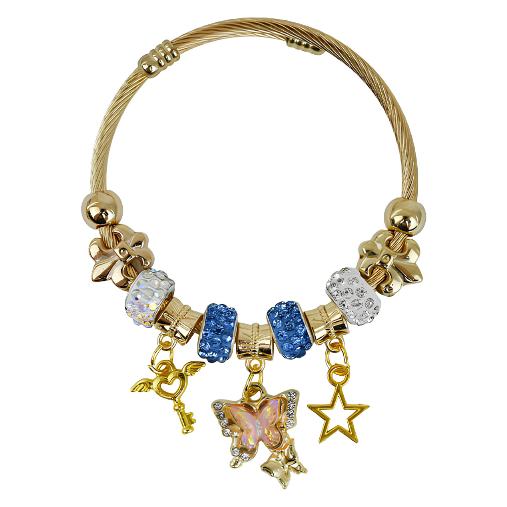 Pulseira Fixa com Pingente DM Beauty DM Brasil