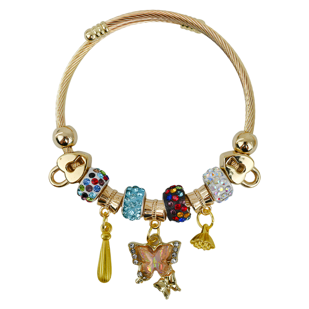 Pulseira Fixa com Pingente DM Beauty DM Brasil