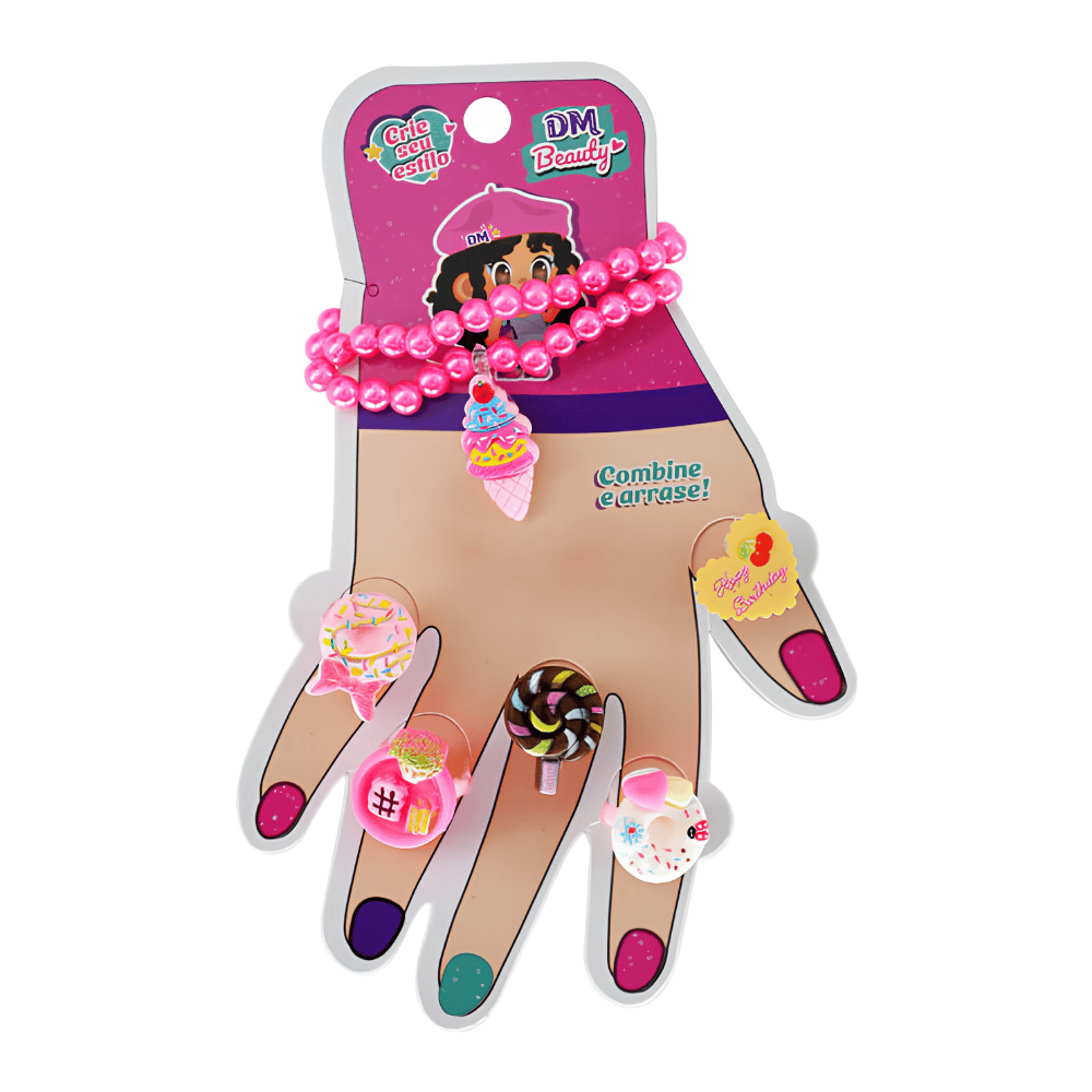 DM Beauty Pulseira e Anéis DM Brasil