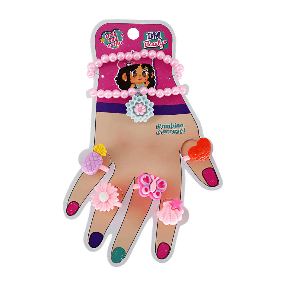DM Beauty Pulseira e Anéis DM Brasil