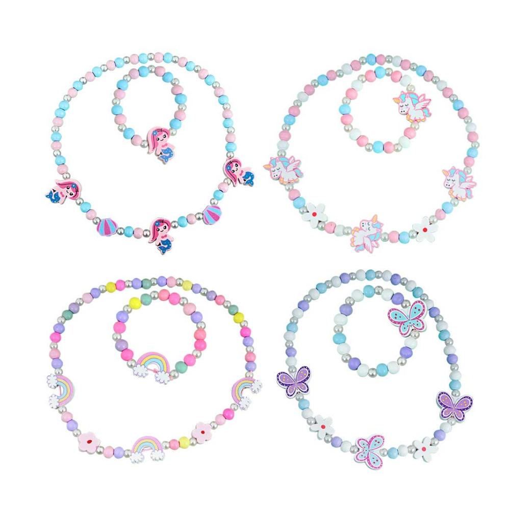 Kit Pulseira e Colar Infantil DM Beauty DM Brasil