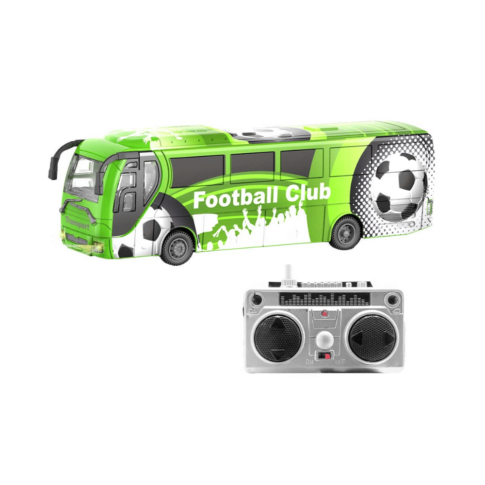Ônibus Gol de Craque Controle Remoto Sem Fio DM Brasil
