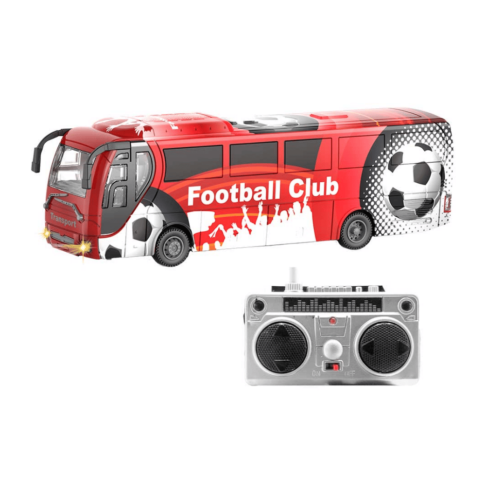 Ônibus Gol de Craque Controle Remoto Sem Fio DM Brasil