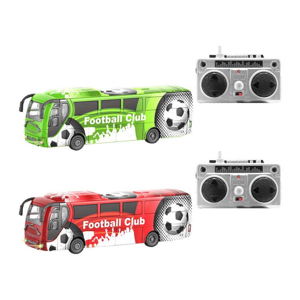 Ônibus Gol de Craque Controle Remoto Sem Fio DM Brasil