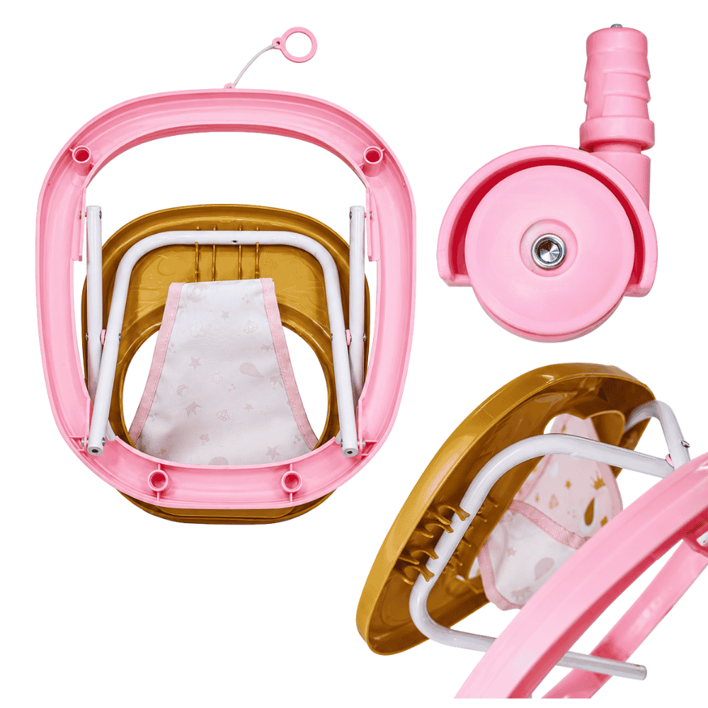 Boneca Baby Love Hora de Passear com Andador DM Brasil