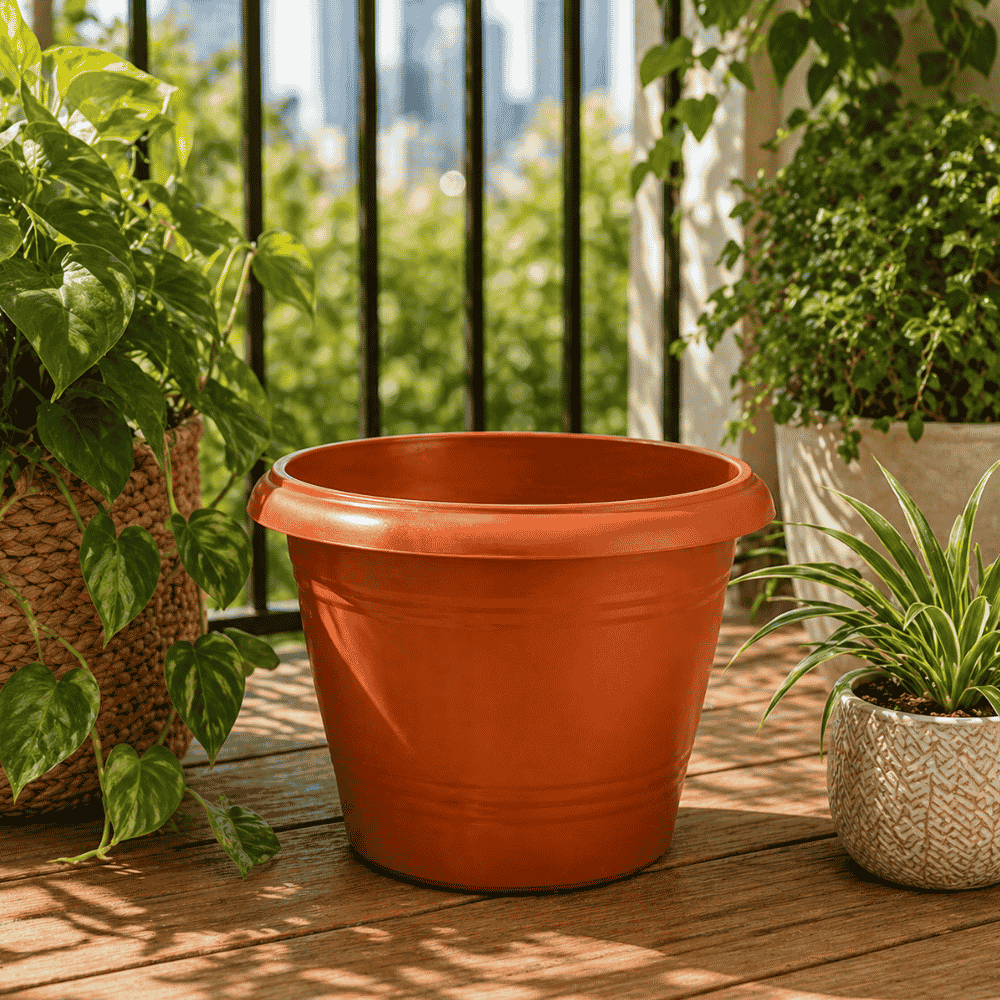 Vaso Redondo Cerâmica 3,8L Ercaplast