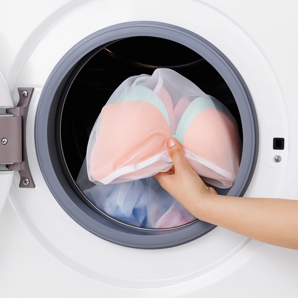 Saco Para Lavar Roupa Com Zíper Plast-Leo
