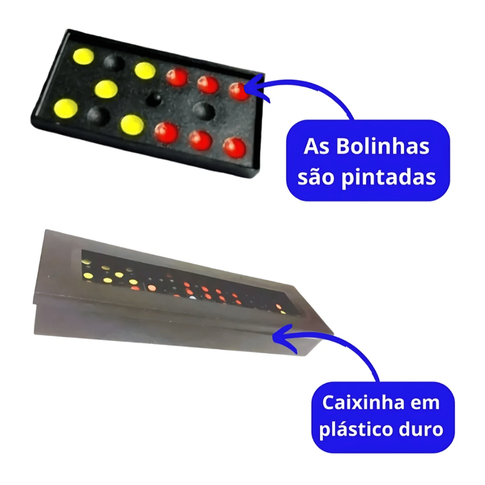 Jogo Dominó Tradicional MAS - Cx 12 Unidades