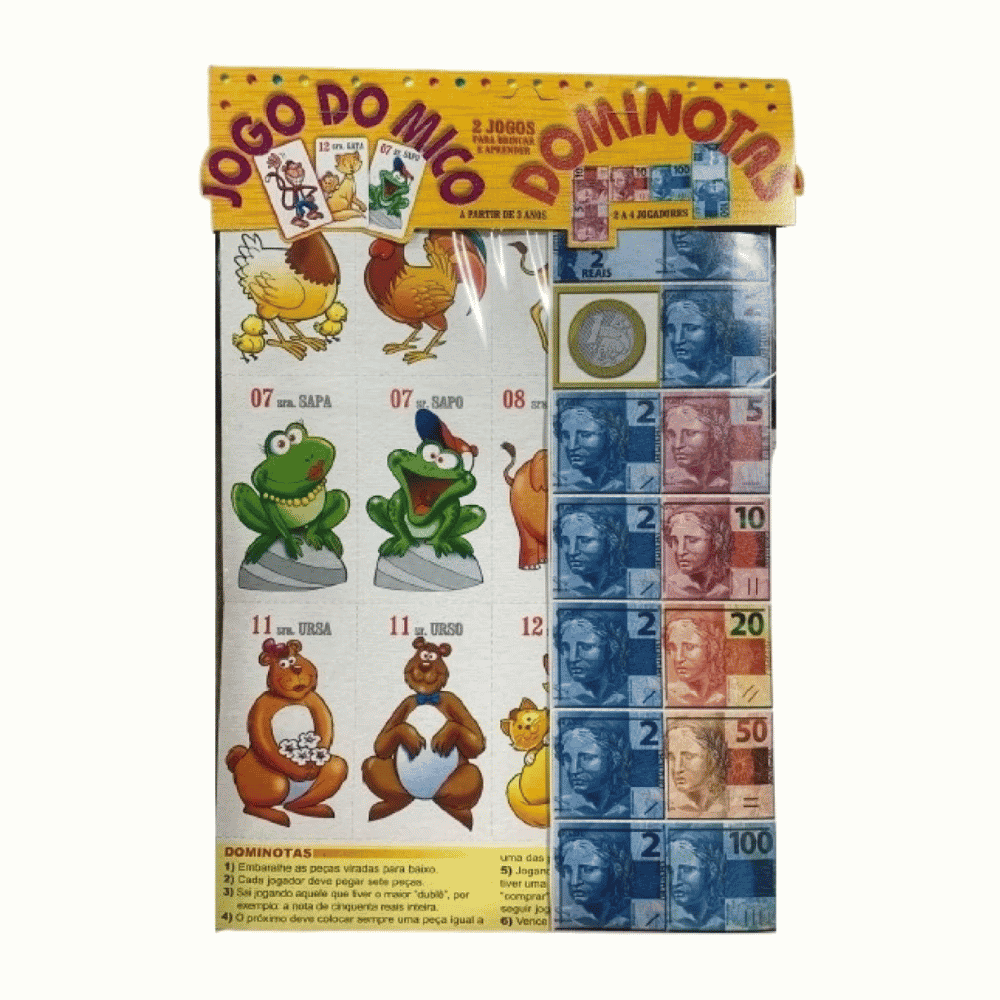 Jogo do Mico + Dominotas PMBI - Cx 6 Unidades