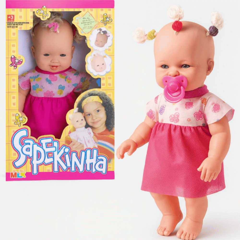 Boneca Sapekinha Milk - Cx 3 Unidades
